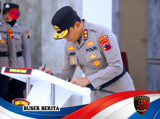 Upacara Sertijab Pejabat Utama dan Kapolres Jajaran Polda Jateng
