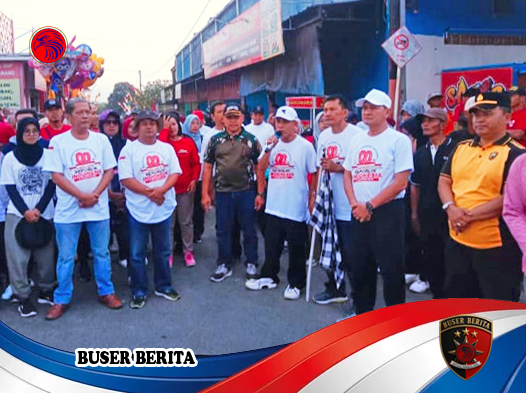 Jalan Santai Kemerdekaan Meriahkan HUT ke-80 RI di Eromoko