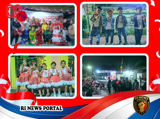 Malam Tirakatan HUT RI Ke-80 di Kampung Candi Sewu Semarang