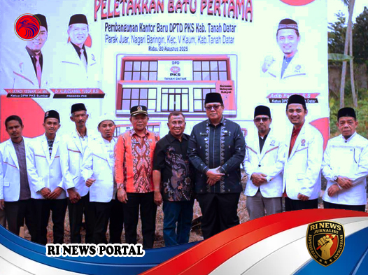 Pembangunan Kantor Baru DPTD PKS Tanah Datar
