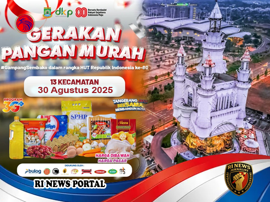 Pemerintah Kota Tangerang Gelar Gerakan Pangan Murah di 13 Kecamatan untuk Stabilitas Harga Pangan