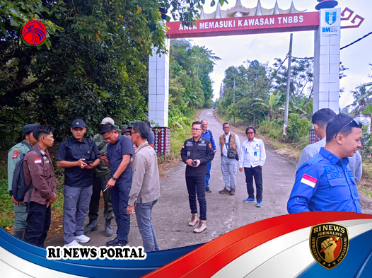 Penyitaan Lahan Ilegal di TNBBS