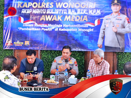 Polres Wonogiri Perkuat Sinergi dengan Media Guna Wujudkan Stabilitas Daerah