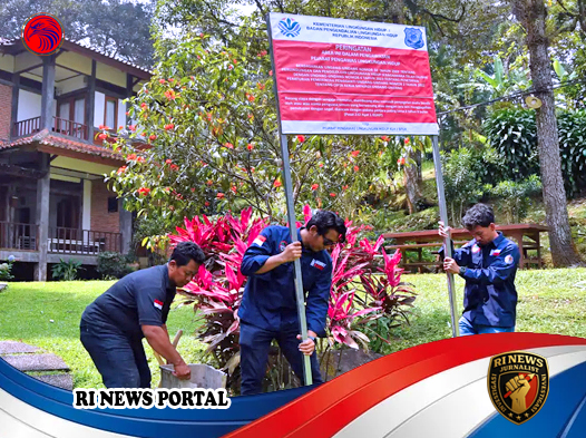 Satgas Gakkum KLH Segel Villa Pencemar Lingkungan di Hulu Ciliwung