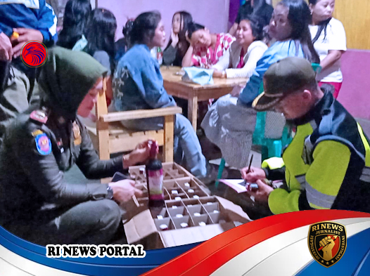 Satpol PP Lampung Barat Tertibkan Aktivitas Melanggar Perda di Way Tenong