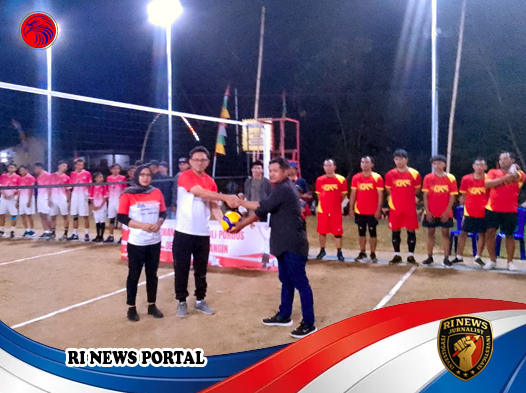 Turnamen Bola Voli Antar Dusun Meriahkan HUT ke-80 RI di Jatisrono