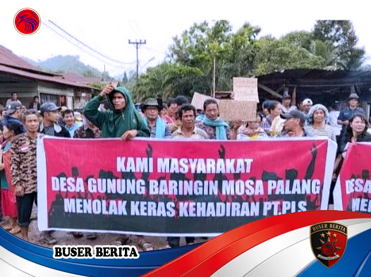 Warga Tapanuli Selatan Gelar Aksi Tolak PT PLS