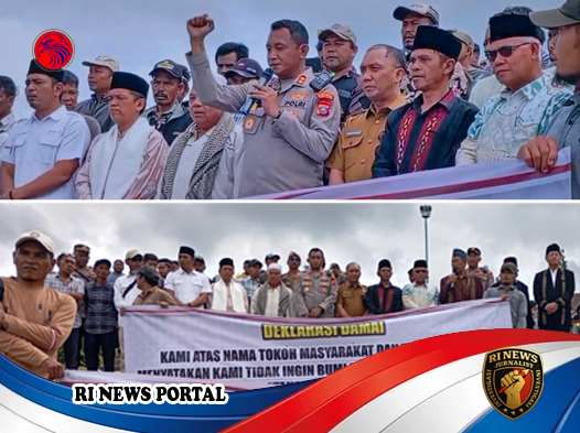 Aksi Unjuk Rasa Damai di Tapanuli Selatan