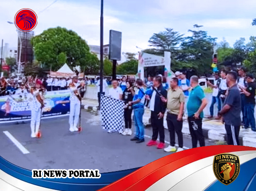 Meriahnya Kirab Harhubnas dan HUT Sulut di Manado