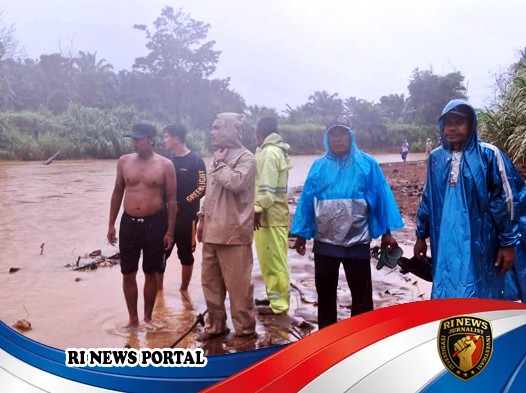 Pemuda di Mandailing Natal Hanyut Terseret Arus Sungai Batang Natal