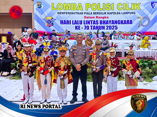 Pocil Polres Lampung Barat Sabet Juara Madya III di Lomba HUT Lalu Lintas ke-70