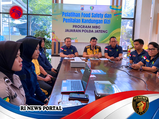 Polda Jateng Tingkatkan Kualitas Program Makan Bergizi Gratis melalui Pelatihan Food Safety dan Gizi