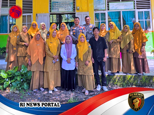 Polisi Pancung Soal Edukasi Siswa SMPN 03