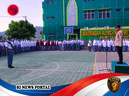 Polsek Selogiri Ajak Pelajar MAN Wonogiri