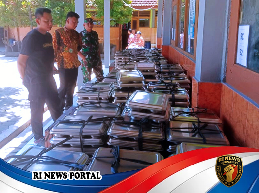 TNI-POLRI Kawal Penyaluran Makanan Bergizi Gratis di Jatisrono