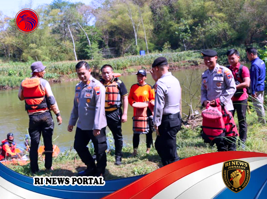 Tim Gabungan Sisir Sungai Bengawan Solo Cari Pria Hanyut di Wonogiri