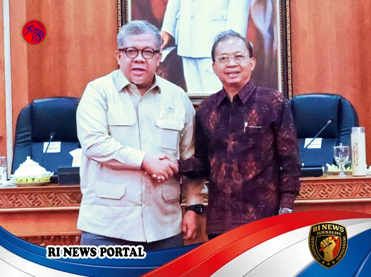 Bali Gubernur dan Wamen Bahas Solusi Perumahan dan Mitigasi Bencana Pasca-Banjir