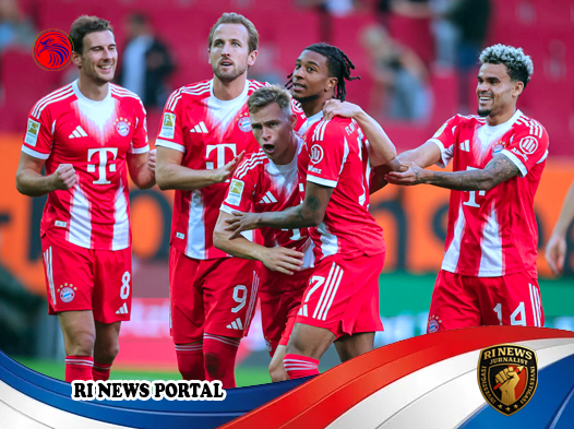 Bayern Munich Kokoh di Puncak Bundesliga dengan Kemenangan Telak