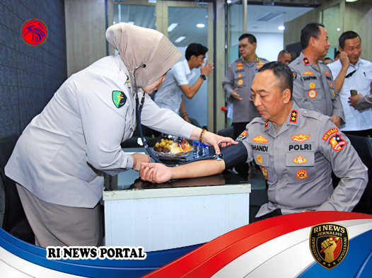 Humas Polri Rayakan Hari Jadi ke-74 dengan Aksi Donor Darah Serentak