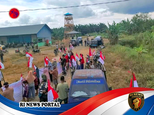 Masyarakat Demo Tuntut Keadilan dari PT Sukses Jaya Wood