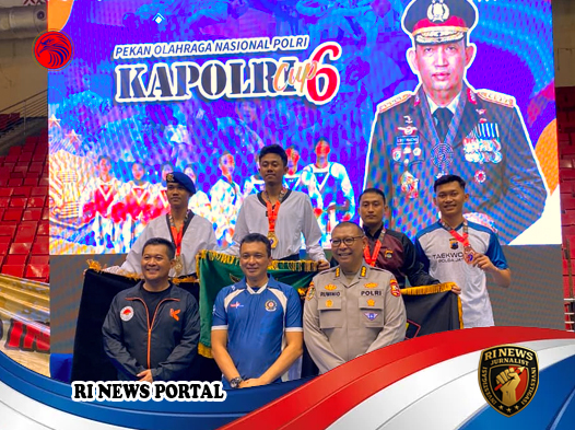 Polisi Magelang Raih Triple Medali Taekwondo Nasional