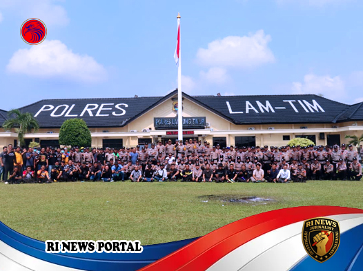 Polres Lampung Timur Gelar Simulasi Pengamanan Ketat Jelang Satu Tahun Kabinet Merah Putih