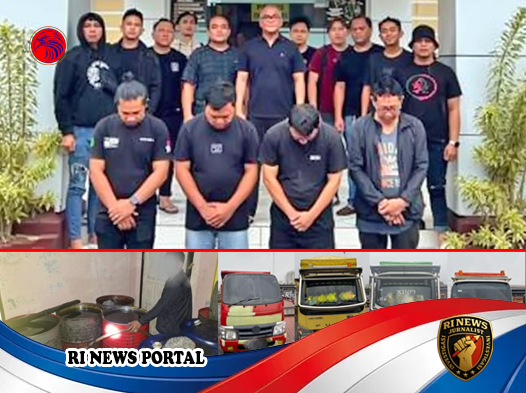 Polres Tomohon Bongkar Penimbunan Liter Solar Bersubsidi di Leilem Dua