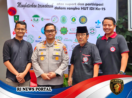 Polres Wonogiri dan IDI Gelar Donor Darah Meriahkan HUT Humas Polri ke-74