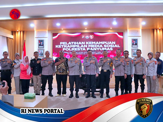 Polresta Banyumas Gelar Pelatihan Konten Digital