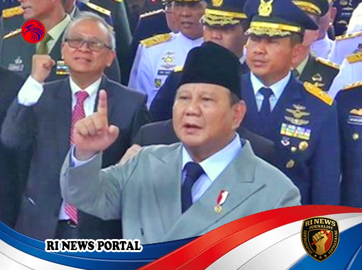 Presiden Prabowo Subianto Bersorak Semangat Nyanyikan Lagu Nasional di Hari Kesaktian Pancasila