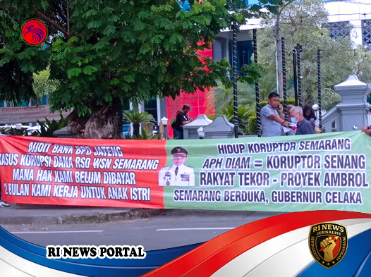 Aksi Damai di RSUD KRMT Wongsonegoro Murni Sengketa Antar-Rekanan Swasta