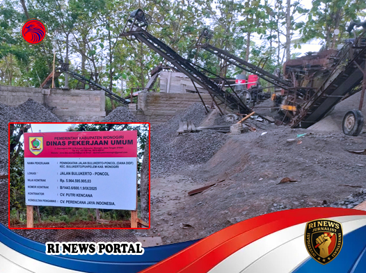 Operasi Stone Crusher Tanpa Izin di Wonogiri