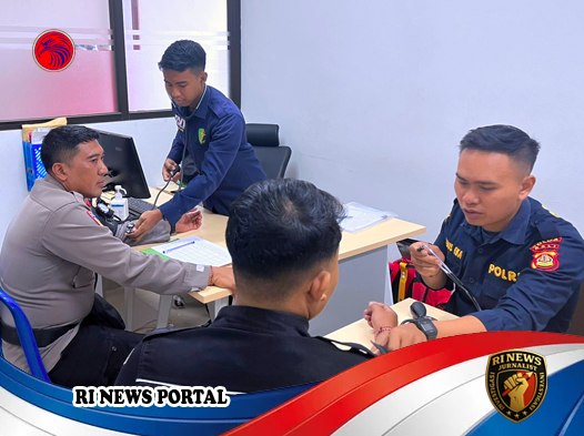 Pemeriksaan Kesehatan Rutin Perkuat Ketahanan Fisik Personel Polres Bandara Ngurah Rai