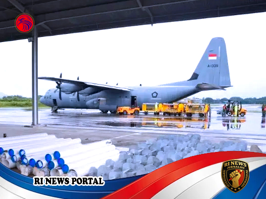 Pemerintah Pusat Kerahkan Empat Pesawat Kargo TNI AU untuk Distribusi Bantuan Banjir di Tiga Provinsi Sumatera