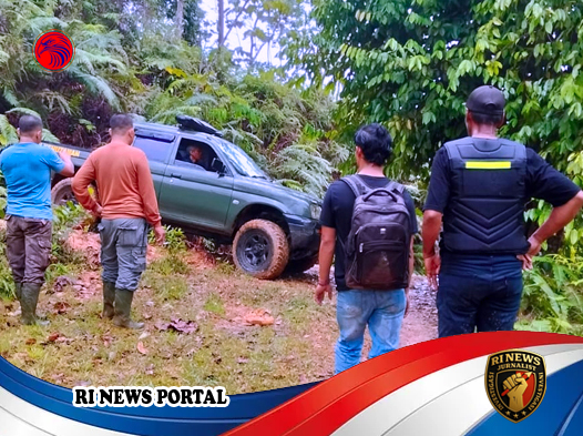 Peninjauan Satgas Resor Lunang Sako Ungkap Aktivitas PETI di Nagari Limau Purut
