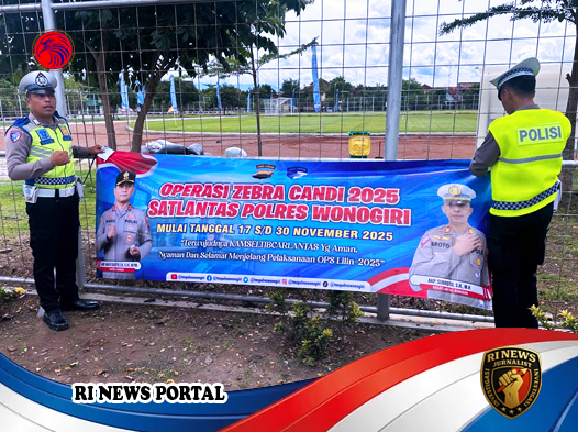 Polres Wonogiri Gelar Sosialisasi Publik Operasi Zebra Candi 2025 di Wonokarto