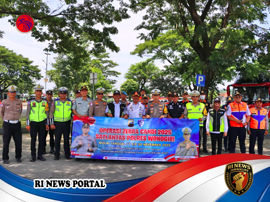 Polres Wonogiri Perketat Standar Keselamatan Bus AKDP-AKAP melalui Rampcheck Massal di Terminal Giri Adipura