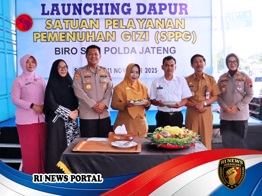 Polri dan Pemkab Sragen Luncurkan Dapur SPPG untuk Dukung Makan Bergizi Gratis di Wilayah Timur