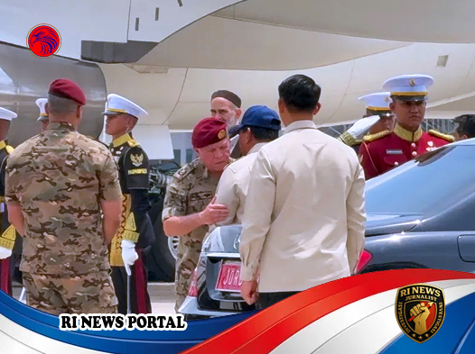 Prabowo Subianto Lepas Kepulangan Raja Abdullah II dengan Protokol Militer Tingkat Tinggi di Halim Perdanakusuma