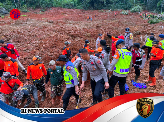 Respons Polri Terhadap Longsor Cilacap