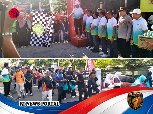 Ribuan Warga Wonogiri Rayakan HKN ke-61 Lewat Jalan Sehat Bertema Generasi Emas 2045