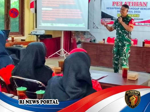 Desa Waru Gelar Pelatihan Kesiapsiagaan Tanggap Bencana Tingkat Desa