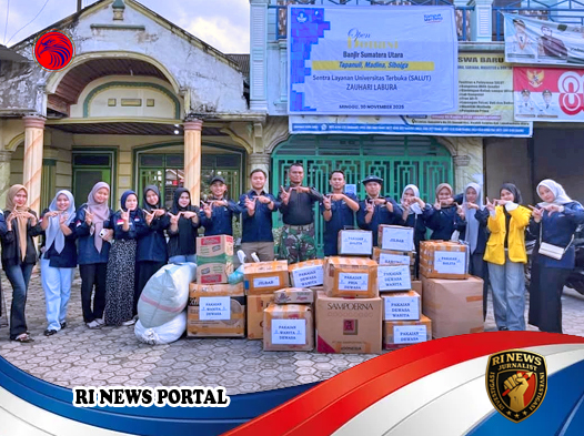 Mahasiswa Universitas Terbuka Zauhari Labura Buka Posko Donasi Darurat untuk Korban Banjir