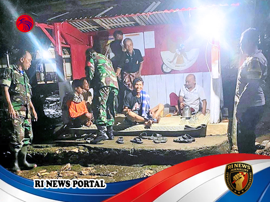 Patroli Gabungan TNI-Polri Perkuat Solidaritas Keamanan di Paranggupito Wonogiri