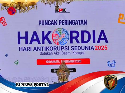 Peluncuran Indeks Integritas Nasional Jadi Titik Kulminasi Hakordia 2025 di Yogyakarta
