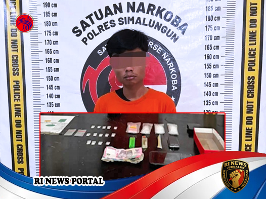 Penangkapan Pengedar Sabu di Kafe Simalungun