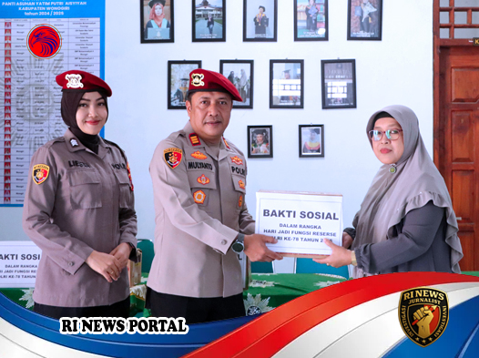 Polres Wonogiri Rayakan Hari Jadi Fungsi Reserse ke-78 dengan Bakti Sosial di Panti Asuhan Yatim Aisyiyah