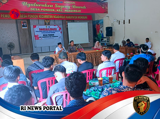 Polsek Ngadirojo Gelar Edukasi Intensif Cegah Pernikahan Dini dan Narkoba di Kalangan Remaja Pondok