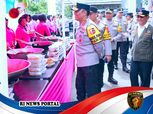 Wakapolri Resmikan Fasilitas Air Bersih dan Tinjau Dukungan Pangan bagi Pengungsi
