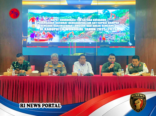 Wonogiri Tetapkan Status Siaga Darurat Hidrometeorologi Mulai 1 Desember 2025